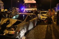 Kocaeli TEM'de 10 Araç Birbirine Girdi Açıklaması 16 Yaralı