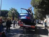 Minibüse Çarpan Otomobil Takla Attı Açıklaması 2 Yaralı