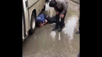 NACI KALKANCı - Seyir Halindeki Otobüsün Tekerine Sıkışan Kediyi Kurtaran Polis Ödüllendirildi