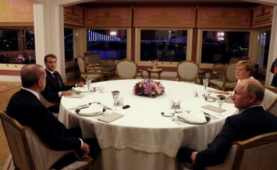 4'Lü Suriye Zirvesi'nin Ardından Liderler Birlikte Yemek Yedi