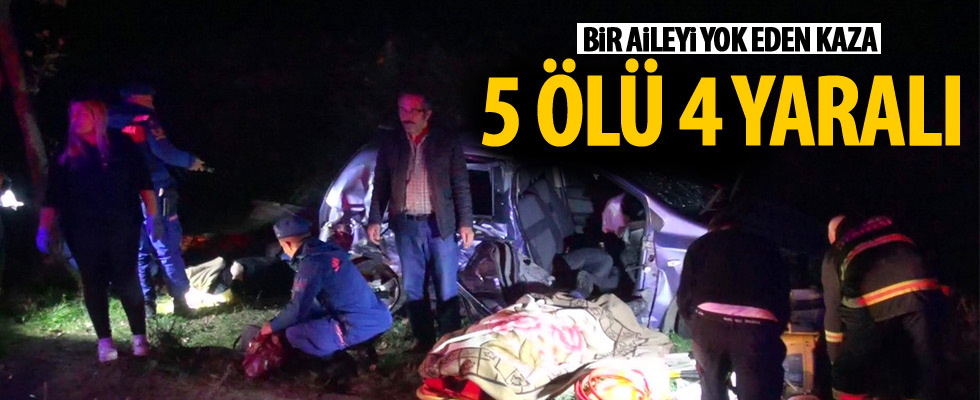 Aynı aileden 5 ölü
