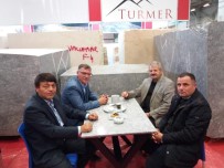 VEZIRHAN - Başkan Duymuş, Bursa'da Düzenlenen Mermer Fuarını Ziyaret Etti