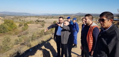 Kula'nın 6'Ncı Baraj İnşaatında Çalışmalar Sürüyor