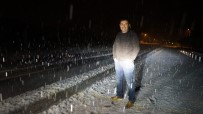 Van'da 2225 Rakımlı Kurubaş Geçidinde Kar Yağışı