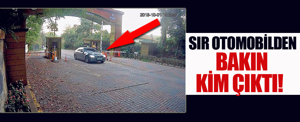 Sır otomobilden bakın kim çıktı!