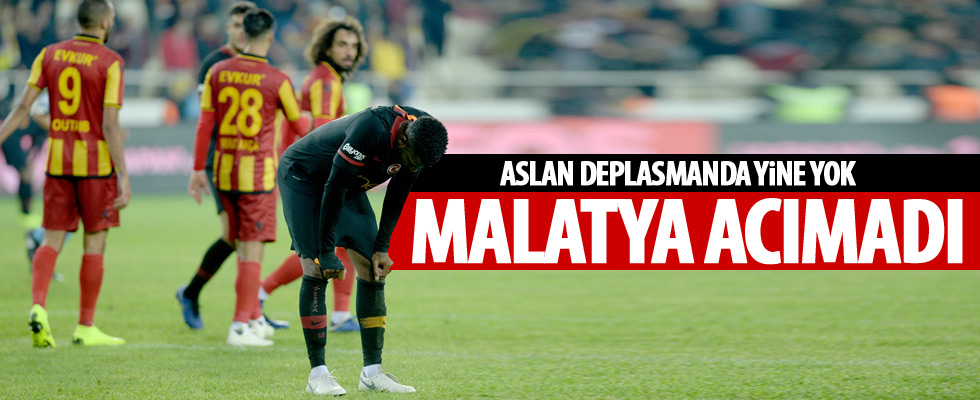 Galatasaray, Malatya'da kaybetti