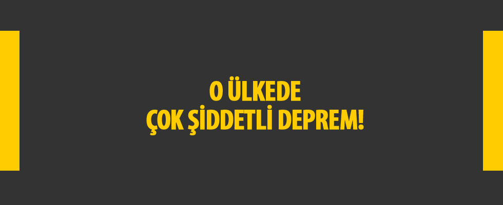 Arjantin açıklarında 6,3 büyüklüğünde deprem