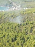 GÖKÇELER - Milas'ta Orman Yangını Kısa Sürede Söndürüldü