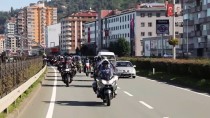 KARADENIZ SAHIL YOLU - Motosikletlerle 'Cumhuriyet Bayramı' Korteji