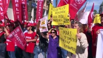 GENEL İŞ SENDIKASı - İzmir'de DİSK Eylemi