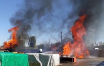 VAN GÖLÜ - Toptancılar Sitesinde Korkutan Yangın