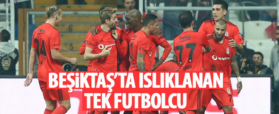Beşiktaş'ta ıslıklanan tek futbolcu