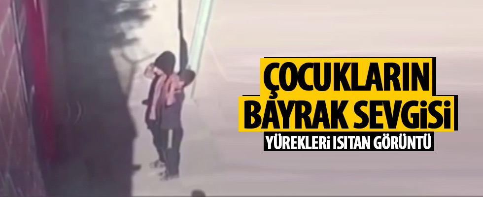 Çocukların bayrak sevgisi
