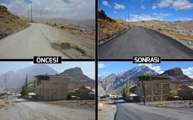 Hakkari'de Yollar Bir Bir Yenileniyor