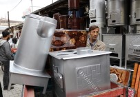 FİYAT ARTIŞI - (Özel) Sac Sobalara Rağbet Esnafın Yüzünü Güldürdü