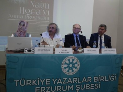 TYB Erzurum Şubesince Naim Hoca'yı Anma Paneli Düzenledi