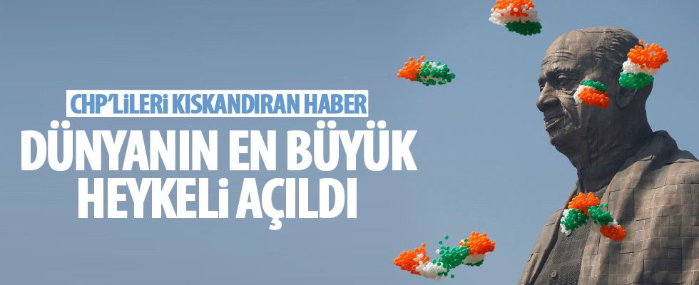 Dünyanın en büyük heykelinin açılışı yapıldı