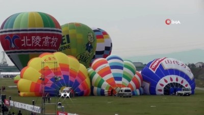 Japonya'da Rengarenk Balon Festivali