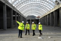 İNŞAAT ALANI - Kulede 52'Nci Metre, Çelik Çatı Montajında Sona Gelindi