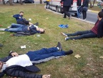 SERVİS ŞOFÖRÜ - Ortalık bir anda savaş alanına döndü!