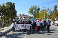 ŞEKERLİ İÇECEK - Korkuteli'nde 'Dünya Yürüyüş Gününde 10 Bin Adım'