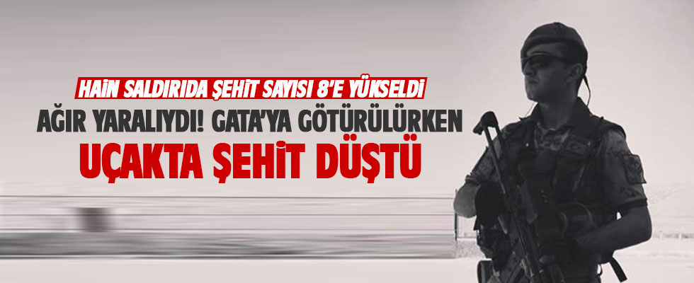 Şehit sayısı 8'e yükseldi