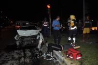VARSAK - Antalya'da Kazak Sürücülerin Karıştığı Trafik Kazası Açıklaması 5 Yaralı