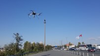 ŞERİT İHLALİ - İstanbul Polisinden Şehirlerarası Yollarda Drone İle Uygulama
