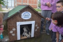 BOLAMAN - Okul Bahçelerine Ve Mahallelere Köpek Evleri