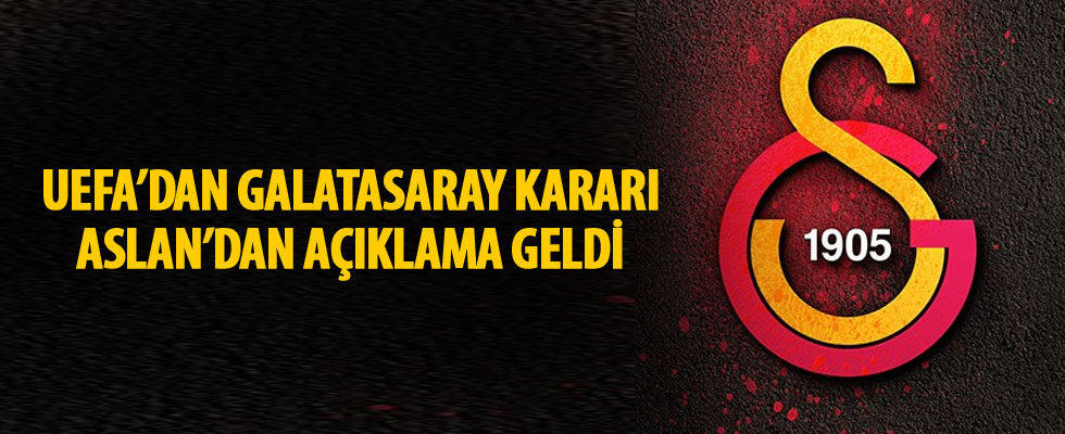 UEFA'dan Galatasaray kararı