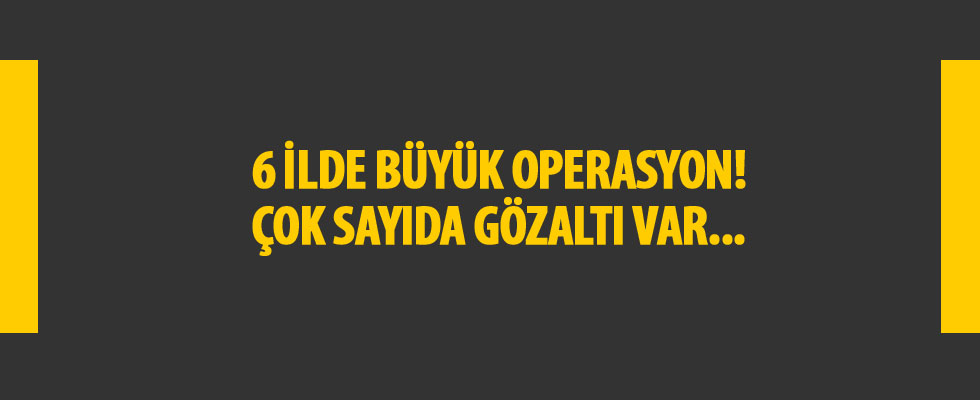 6 ilde eş zamanlı PKK/KCK operasyonu: 49 gözaltı