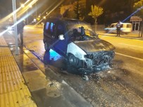 Ankara'da Oto Yangını
