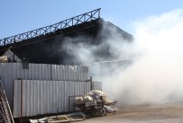 Serik Sanayi Sitesinde Yangını