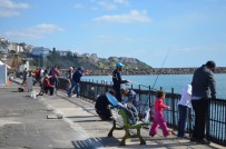 BALIK TUTMA - Fırtına Geçti, Oltasını Alan Sahile İndi