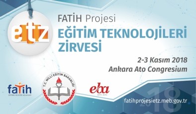 'Fatih Projesi Eğitim Teknolojileri Zirvesi', 2-3 Kasım'da Ankara'da