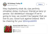 AMPUTE FUTBOL - ABD Türkiye Büyükelçiliği'nden Ampute Futbol Milli Takımı'na Destek