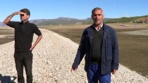 MUSTAFA GÜNEŞ - Barajın Suyu Çekilince Eski Demiryolu Güzergahı Ortaya Çıktı