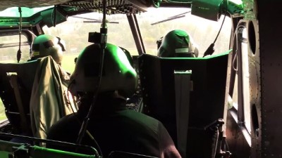 Jandarmadan Helikopterle Uyuşturucu Denetimi