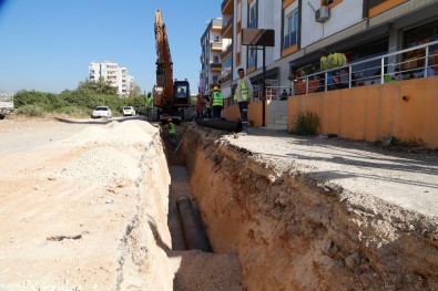 Mezitli'de 2. Kademe Kanalizasyon Hattı Çalışmaları