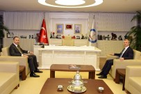VALILER KARARNAMESI - Vali Yerlikaya'dan Başkan Tahmazoğlu'na Veda Ziyareti