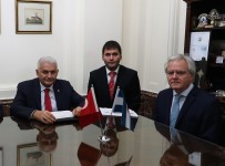 ARJANTIN - Yıldırım, Arjantin Senatosu Geçici Başkanı Federico Pinedo İle Görüştü