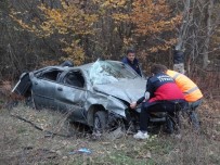 ALİHAN - Domaniç'te Trafik Kazası Açıklaması 4 Yaralı