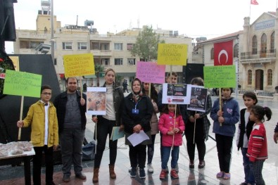 Kilis'te 9 Kişilik Gruptan Hayvanlara İşkence Protestosu