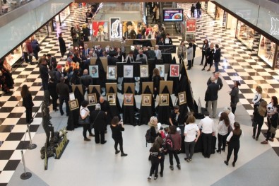 Kozlu HEM, Eserlerini 67 Burda AVM'de Sergiledi