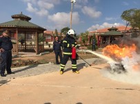 İTFAİYE MÜDÜRÜ - Yangın Eğitimleri Devam Ediyor