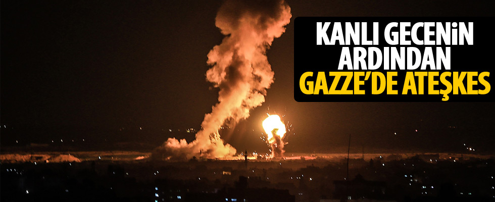 Gazze'de ateşkesin sağlandığı duyuruldu