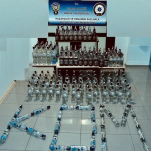 Isparta'da 240 Şişe Sahte İçki Ele Geçirildi