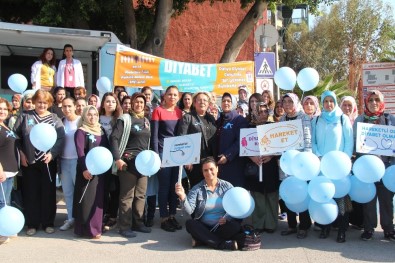 AK Parti'li Kadınlar 'Diyabete' Dikkat Çekmek İçin Yürüdü