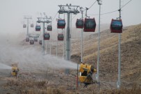 ERCIYES - Erciyes'te Suni Karlama Başladı