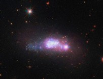 UZAY TELESKOBU - Uzayın derinliklerindeki cüce galaksi görüntülendi